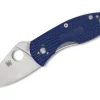 Ambitious Lightweight Cpm-S35Vn Blue Plainedge|Spyderco New