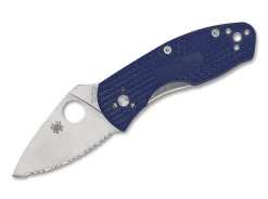 Ambitious Lightweight Cpm-S35Vn Blue Spyderedge|Spyderco New
