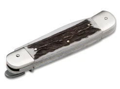 Automatic Knife Stag Large|Hubertus New