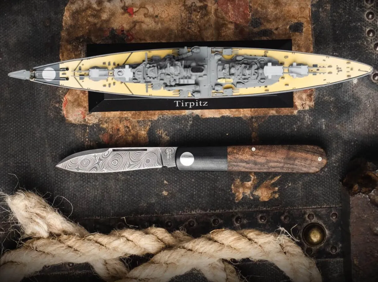 Barlow Prime Tirpitz-Damascus|Böker Manufaktur Solingen Sale