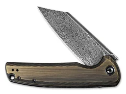 Brigand Damascus Brass Black|CIVIVI