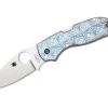 Chaparral Stepped Titanium Blue|Spyderco Best