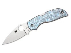 Chaparral Stepped Titanium Blue|Spyderco Best