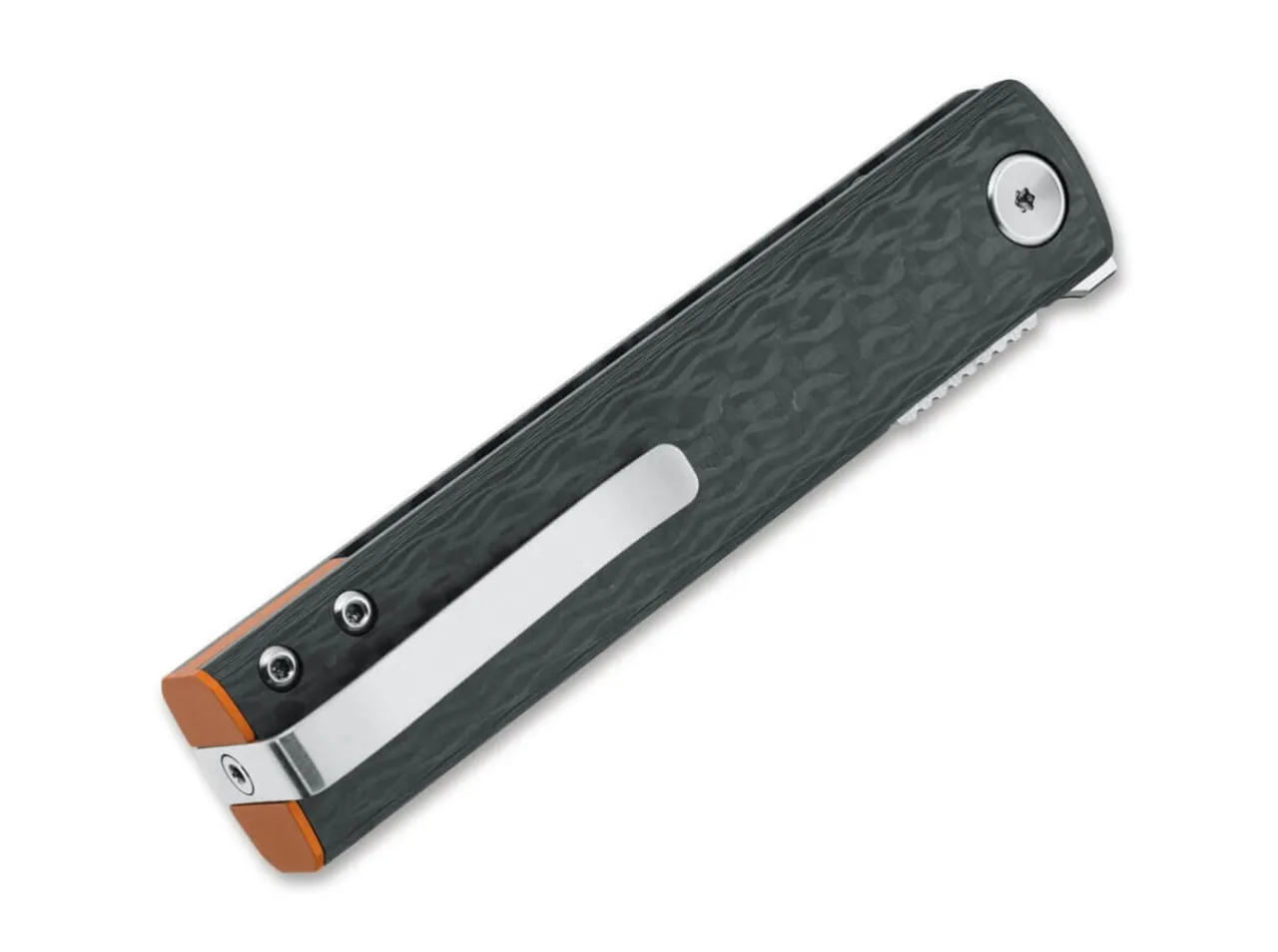 Chnops Carbon Fiber Satin Orange|Fox Knives Outlet