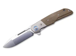 Clap Micarta Green Titanium Bolster|MKM Outlet