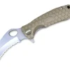 Claw Medium Tan Serrated|Honey Badger Outlet