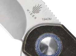 Comet Brass Micarta Blue|Kizer Clearance