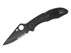 Delica 4 Lightweight All Black|Spyderco New