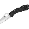 Delica 4 Lightweight Black Combination|Spyderco Clearance