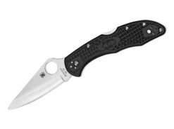 Delica 4 Lightweight Black Plain|Spyderco Hot