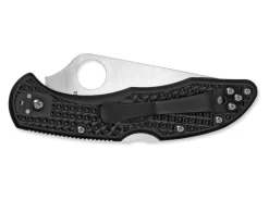 Delica 4 Lightweight Black Plain|Spyderco Hot