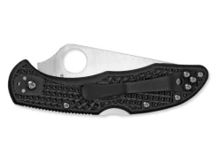 Delica 4 Lightweight Black Serrated|Spyderco New