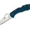 Delica 4 Lightweight K390 Serrated Blue|Spyderco Sale