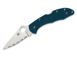 Delica 4 Lightweight K390 Serrated Blue|Spyderco Sale