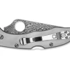 Delica 4 Titanium Damascus|Spyderco Discount
