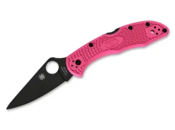 Delica Pink Heels Black Blade|Spyderco Online