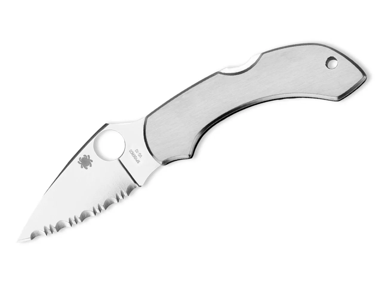 Dragonfly Stainless Steel Serrated|Spyderco Best