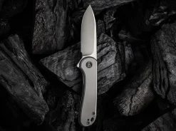 Elementum Titanium Silver|WE Knife Outlet