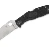 Endela Lightweight Wharncliffe Black|Spyderco New
