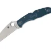 Endura 4 Lightweight Wharncliffe K390 Blue Plainedge|Spyderco Outlet