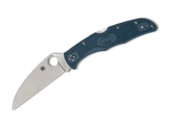 Endura 4 Lightweight Wharncliffe K390 Blue Plainedge|Spyderco Outlet