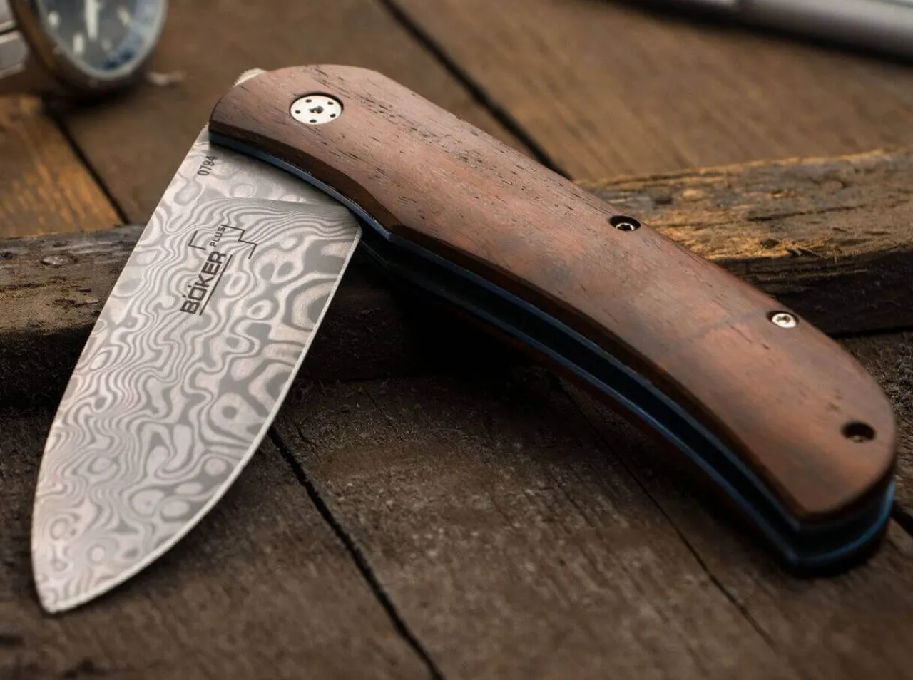 Exskelibur I Cocobolo Damascus|Böker Plus Discount