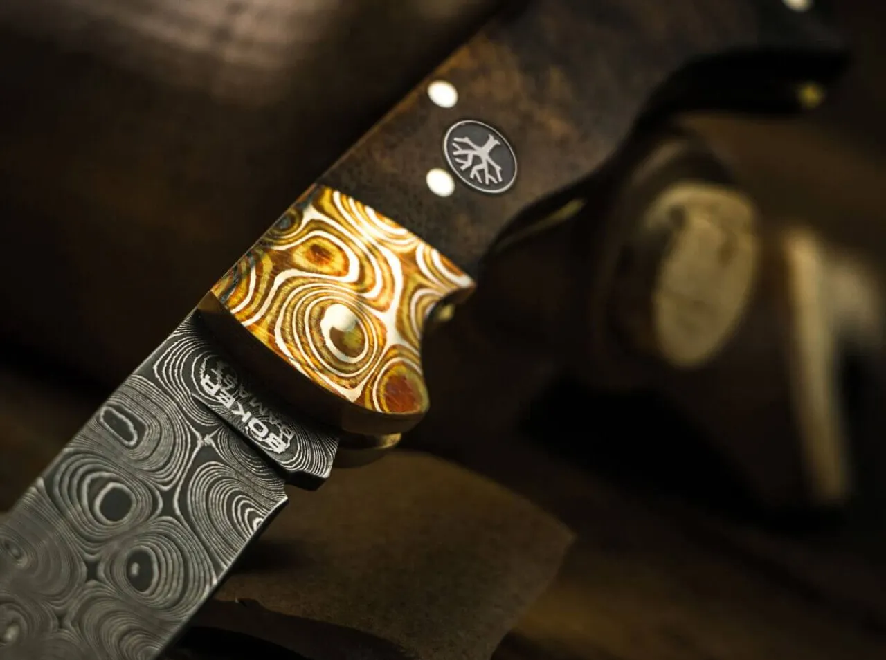 Folding Hunter Mokume Damascus|Böker Manufaktur Solingen Discount