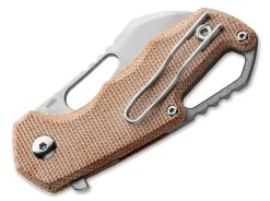 Isonzo M390 Hawkbill Micarta Natural|MKM Outlet