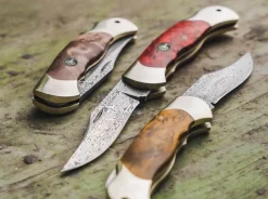 Junior Scout Curly Birch Red Damascus|Böker Manufaktur Solingen Sale