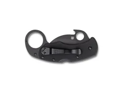 Karahawk Black G10 Black Blade|Spyderco Outlet
