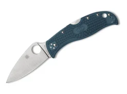 Leafjumper K390 Frn Blue Plainedge|Spyderco Best