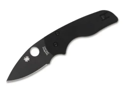Lil' Native Black Plain|Spyderco Outlet