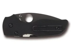 Lil' Native Black Plain|Spyderco Outlet