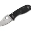 Lil' Temperance 3 Black Spyderedge|Spyderco