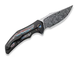Magnetron Black Nebula Fat Carbon Damascus|WE Knife Hot