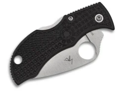 Manbug Leaf Frn Black Spyderedge|Spyderco