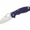 Manix 2 Plain Dark Blue|Spyderco Discount