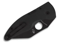 Microjimbo G10 Black Blade Plainedge|Spyderco Hot