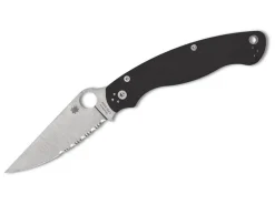 Military 2 G10 Black Combinationedge|Spyderco Outlet