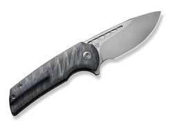 Mini Malice Button Lock Tiger Stripe Flamed Titanium|WE Knife Online