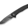 Mini Sandbar Damascus Micarta Black|CIVIVI Best