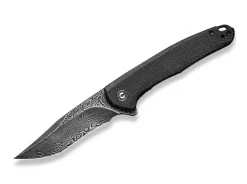 Mini Sandbar Damascus Micarta Black|CIVIVI Best