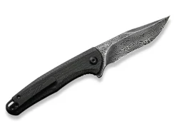 Mini Sandbar Damascus Micarta Black|CIVIVI Best