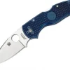 Native 5 Lightweight Dark Blue Backlock|Spyderco
