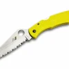 Pacific Salt Yellow Serrated|Spyderco Outlet