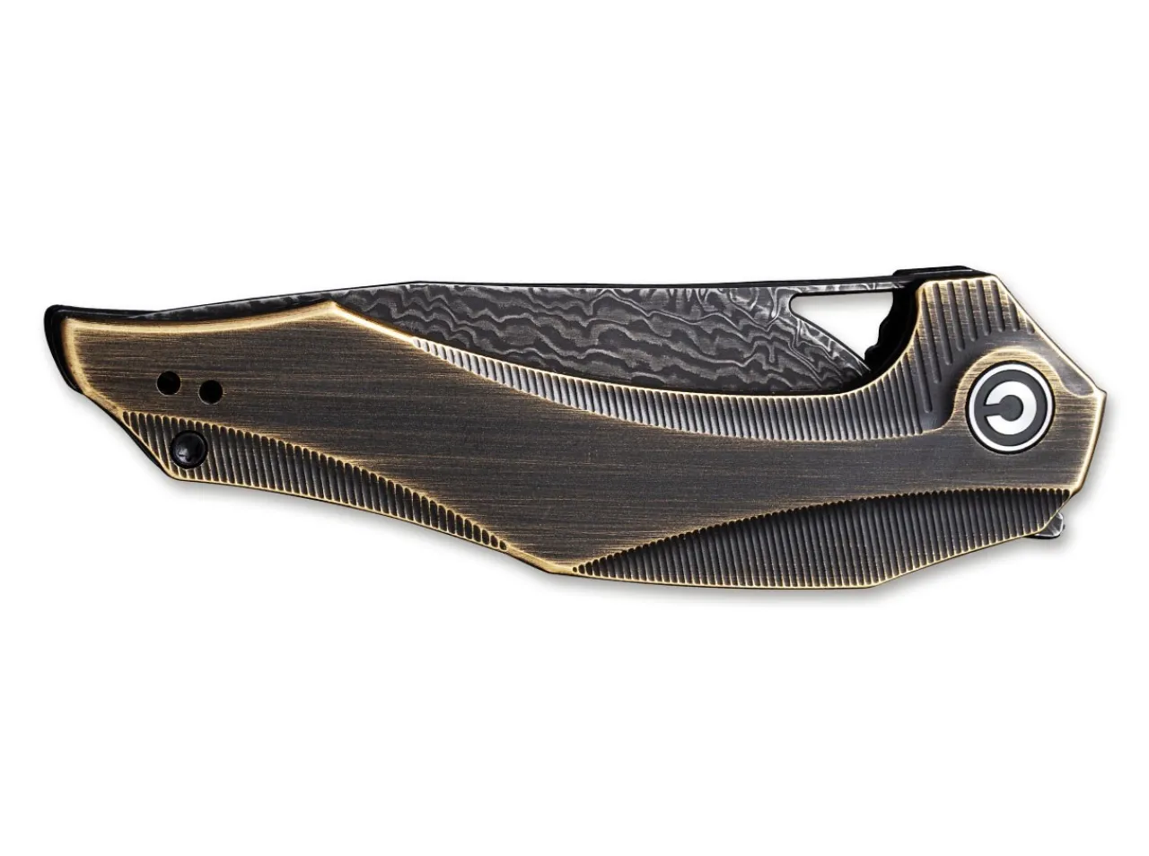 Plethiros Black Brass Damascus|CIVIVI Discount