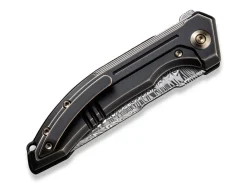 Quixotic Titanium Bronze Damascus|WE Knife Hot