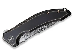 Quixotic Titanium Bronze Damascus|WE Knife Hot