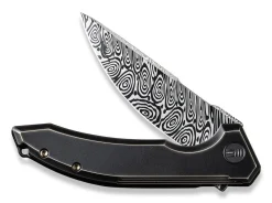 Quixotic Titanium Bronze Damascus|WE Knife Hot