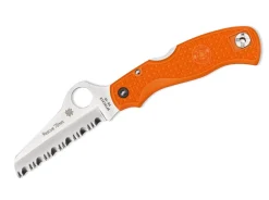 Rescue Jr. Orange Serrated|Spyderco New